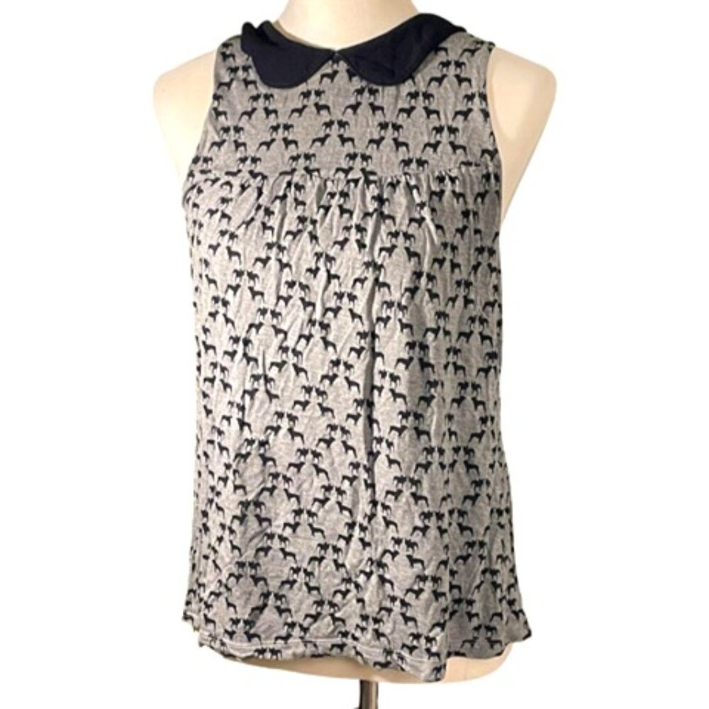 Tiny dog tank top with collar